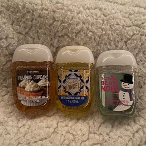 set of 3 bath and body works